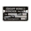 Frame typeplaatje 1960 met klinknagels – Bild 2