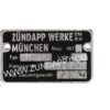 Frame typeplaatje 197.. met klinknagels - Afbeelding 2