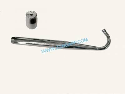 Fluisteruitlaat+bocht 32mm-32mm rijwind koeling met Jamarcol opdruk