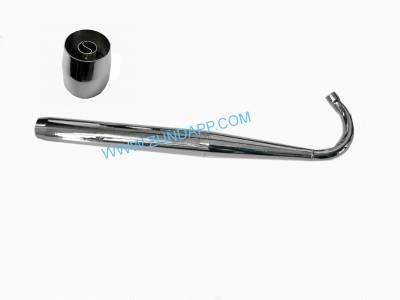 Blokfluituitlaat+bocht 32mm-32mm rijwind koeling knik onder  NL bromfiets