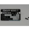 Frame typeplaatje 197.. met klinknagels