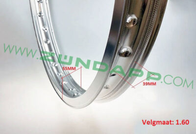 Velg Spec 1.60x21 aluminium, hoog 56mm