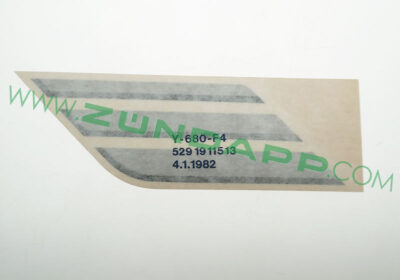 Transfer  stuurkuip, links, grijs-zwart