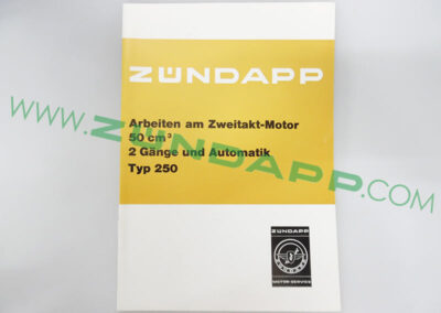 Arbeiten am Zweitakt-motor 50cc 2 gange und automatic typ 250