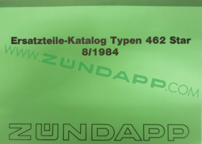 Onderdelen catalogus Typen 462 Star
