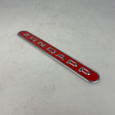 Tankembleem rood aluminium Zundapp – Bild 3