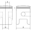 Blokveerzuiger Zundapp Kolbenschmidt Ziller 39x1.5B – Bild 2